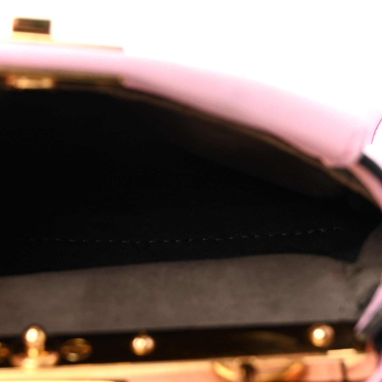 Fendi Shiny Nappa Micro Peekaboo Iconic Satchel Lavanda 5 of 10