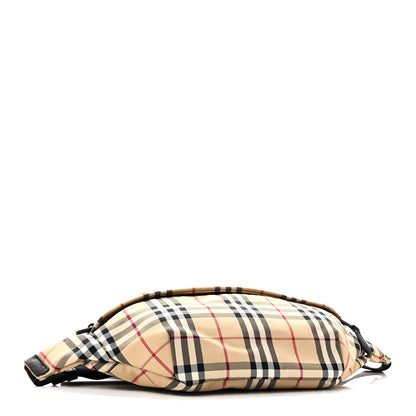 Burberry Nylon Vintage Check Medium Sonny Bum Bag Archive Beige Black 4 of 9