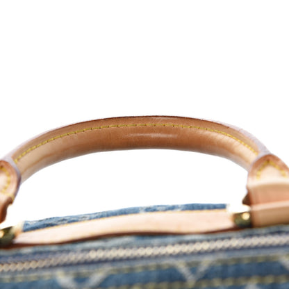 Louis Vuitton Monogram Denim Neo Speedy Blue 8 of 12