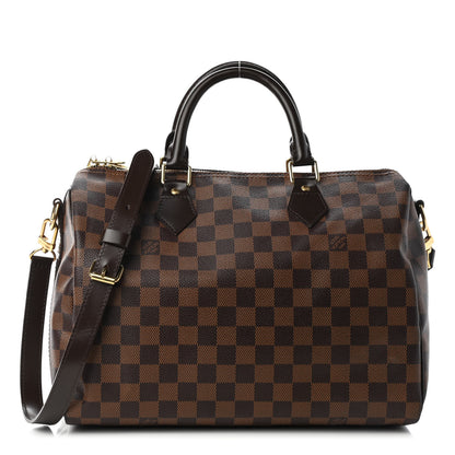 Louis Vuitton Damier Ebene Speedy Bandouliere 30 1 of 10