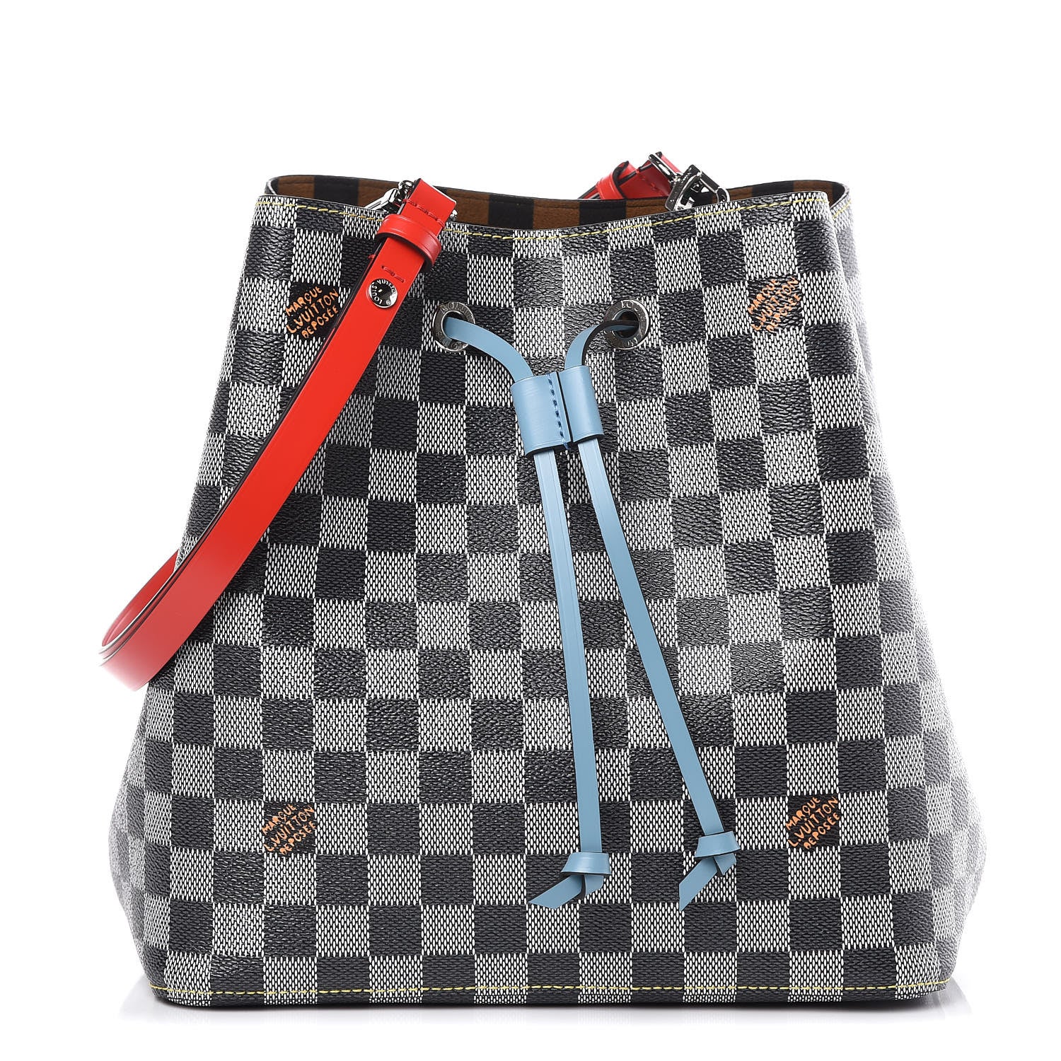 Louis Vuitton Damier Neonoe Black White 1 of 9