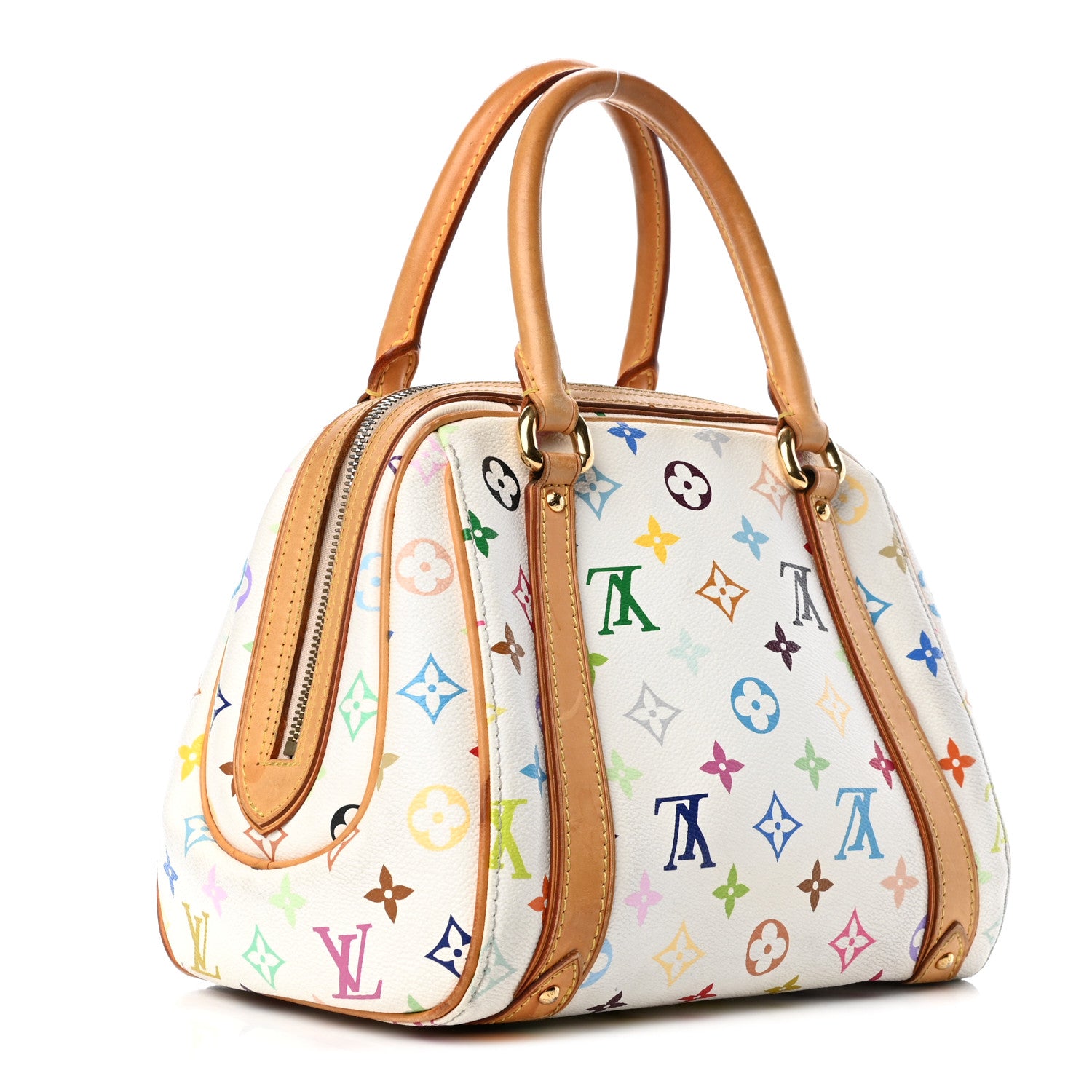 Louis Vuitton Monogram Multicolor Priscilla White 2 of 4