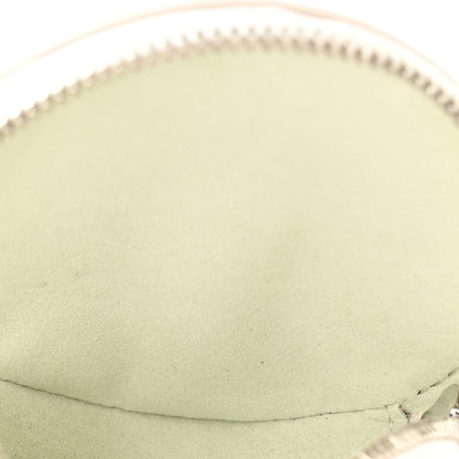 Louis Vuitton Perforated Mahina Round Coin Purse Gris 5 of 7