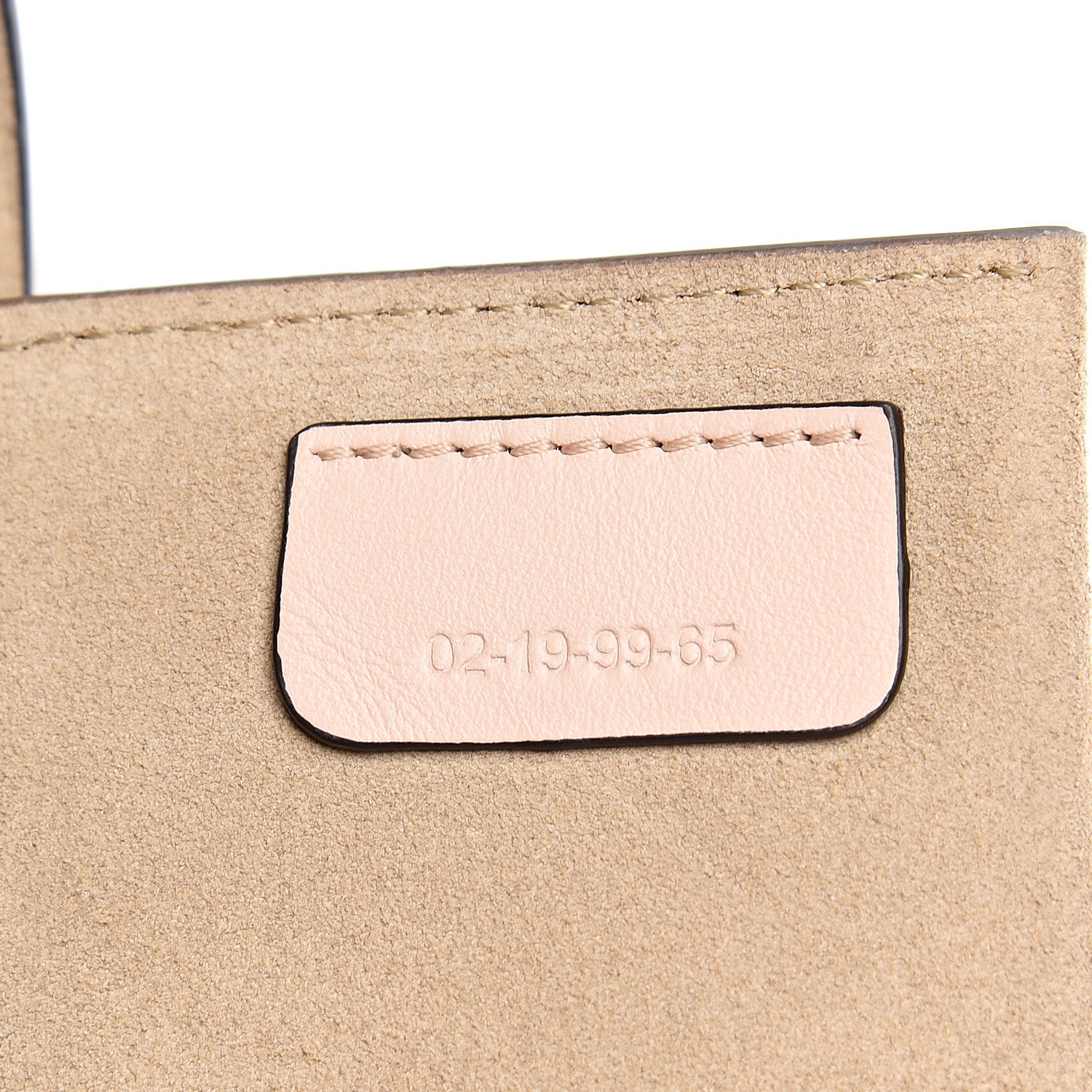 Chloe Calfskin Crocodile Embossed Small Faye Shoulder Bag Cement Pink 7 of 10