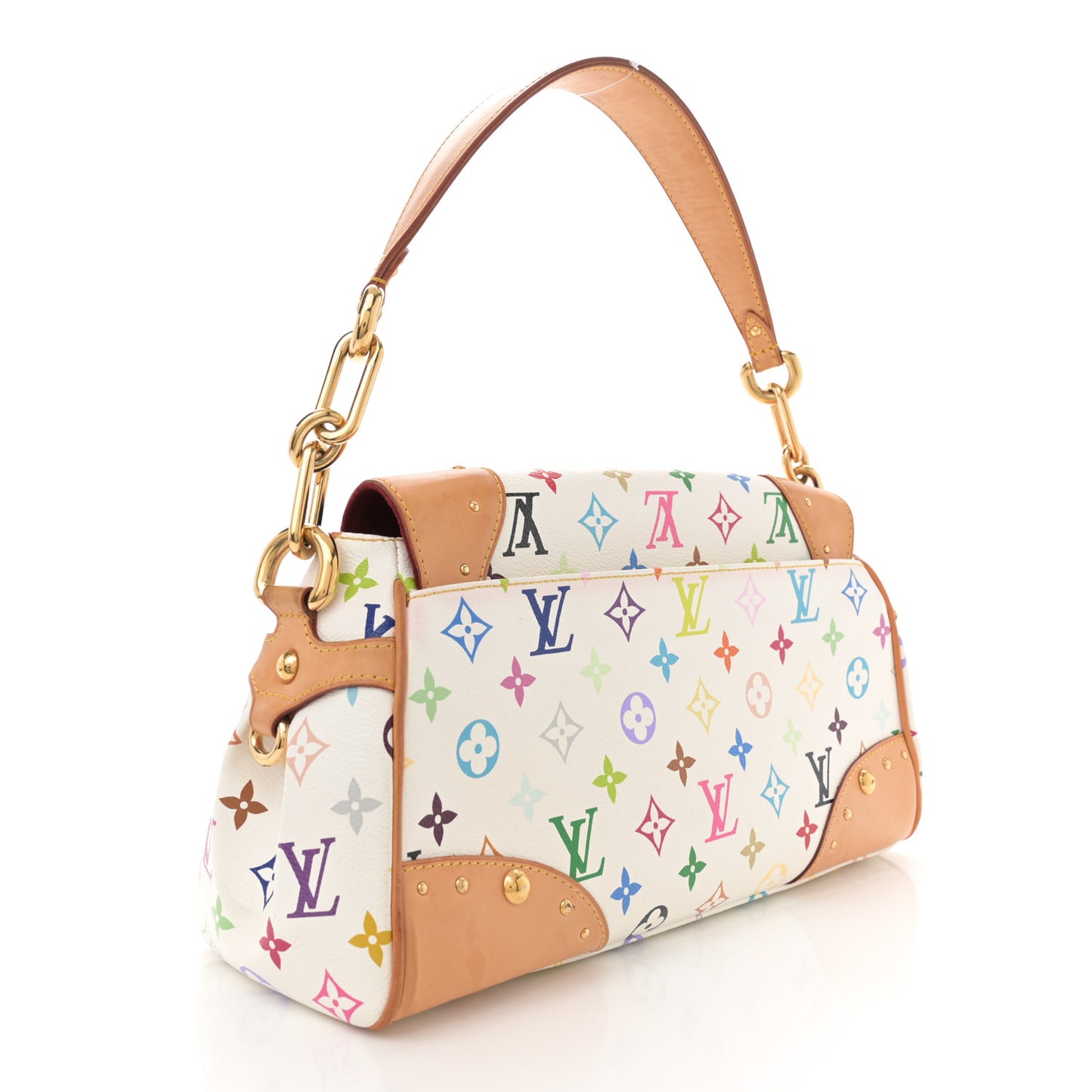 Monogram Multicolor Beverly MM White