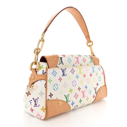 Louis Vuitton Monogram Multicolor Beverly MM White 3 of 10