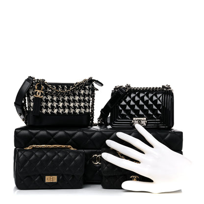 Chanel Lambskin Calfskin Tweed Success Story Set of 4 Minis Bags Black 2 of 47