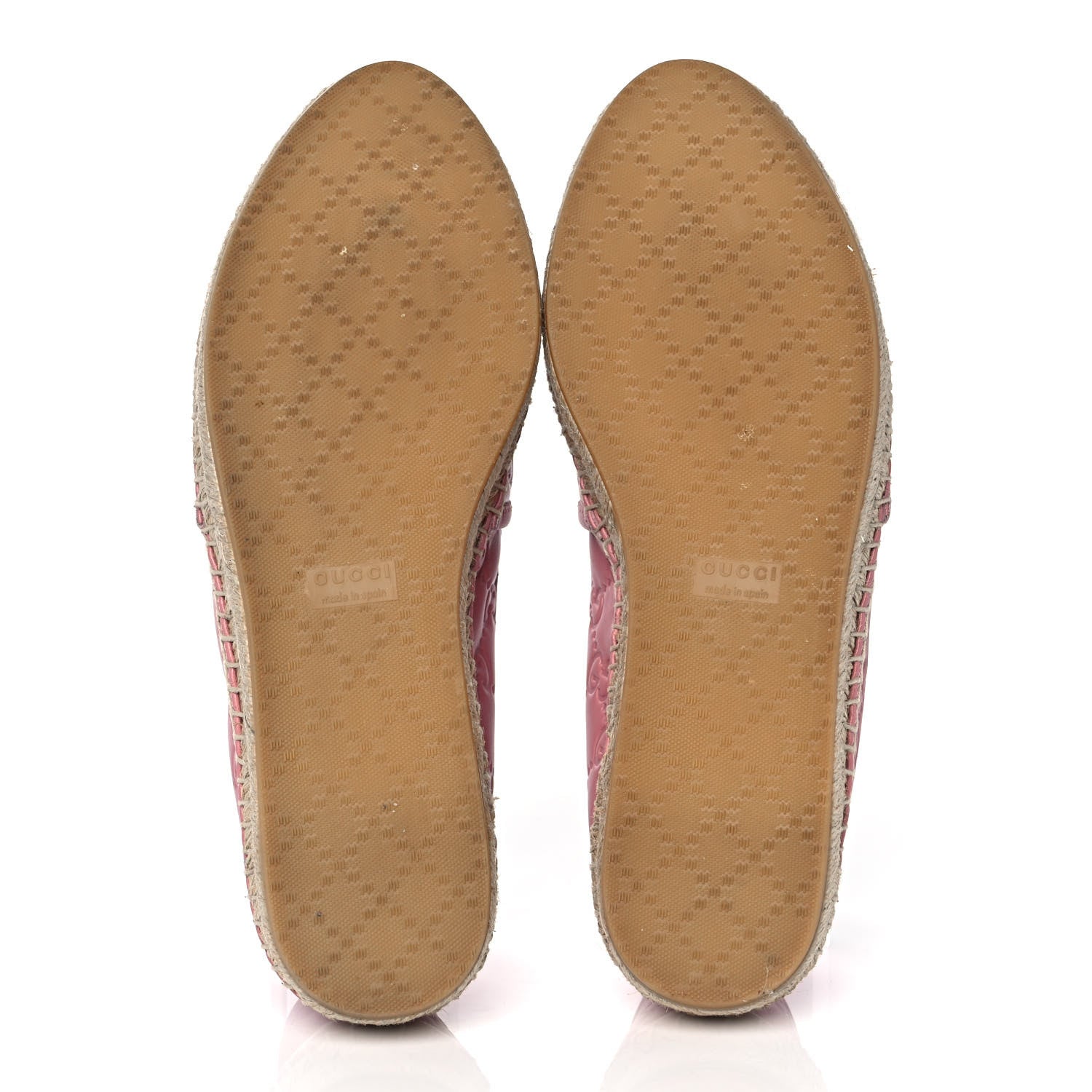Gucci Guccissima Signature Espadrilles 37 Rose Baby Candy 5 of 8