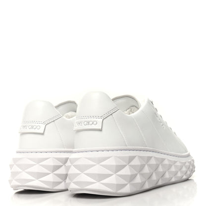 Jimmy Choo Nappa Diamond Light Platform Sneakers 35.5 White 4 of 8