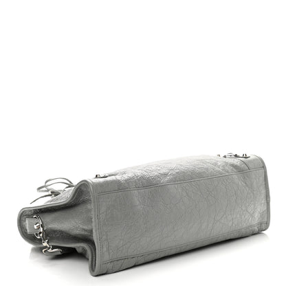 Balenciaga Agneau Classic Silver Hardware City Gris Haussmannien 3 of 9