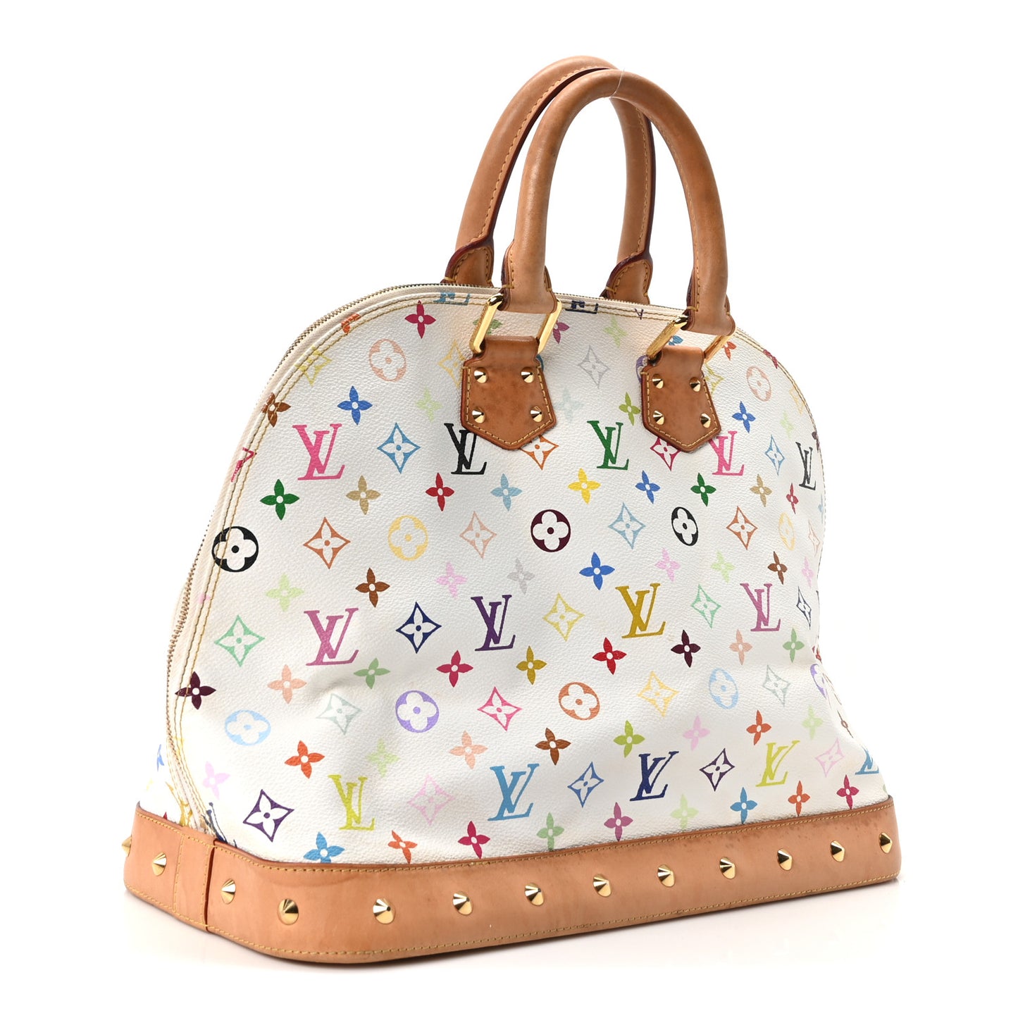 Monogram Multicolor Alma GM White