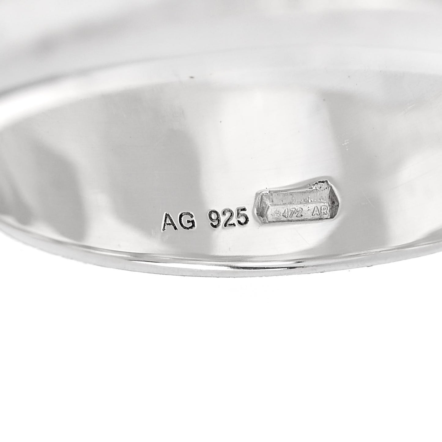 Sterling Silver Bamboo Ring 51 5.75