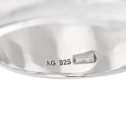 Gucci Sterling Silver Bamboo Ring 51 5.75 6 of 6
