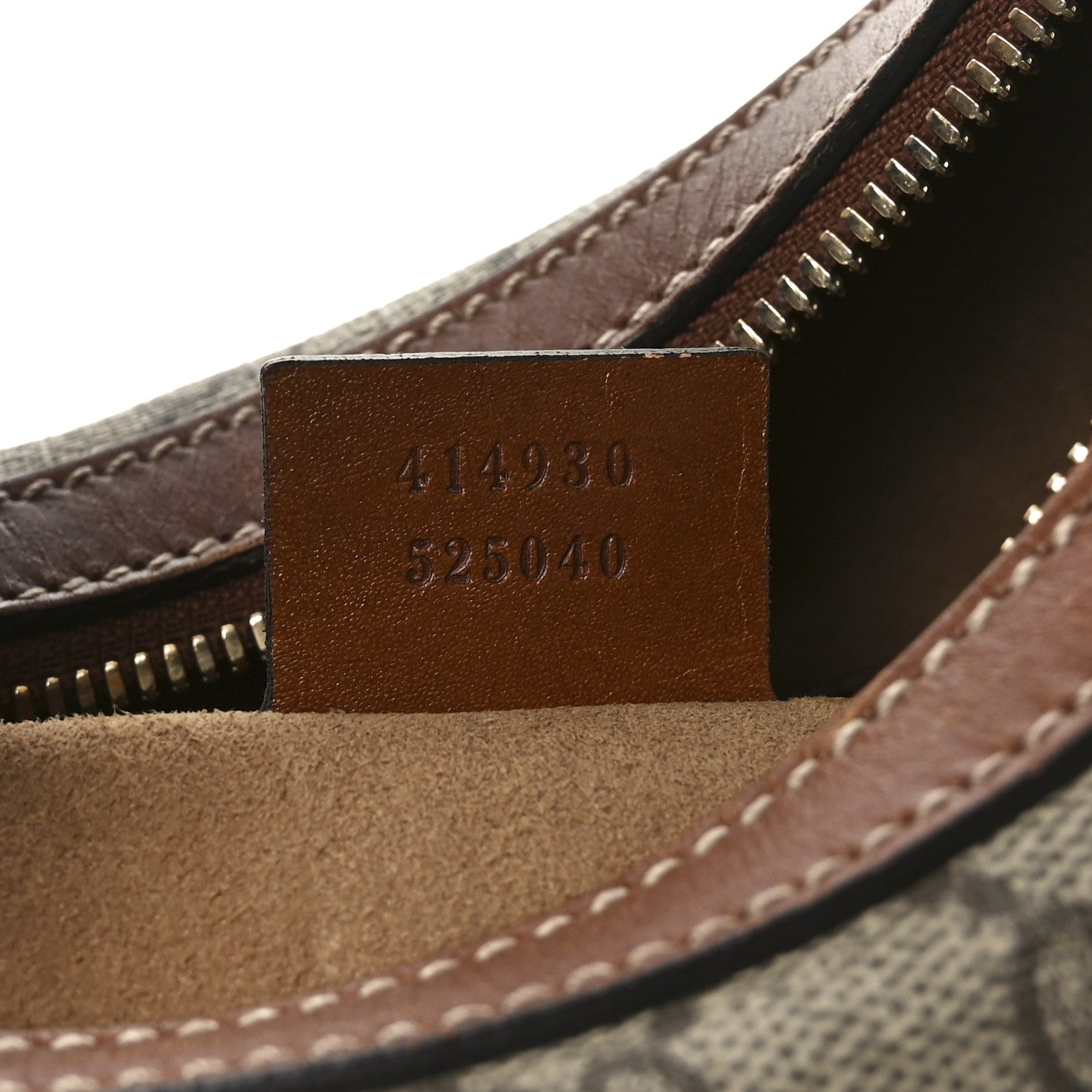 Gucci GG Supreme Monogram Linea A Hobo Brown 7 of 10
