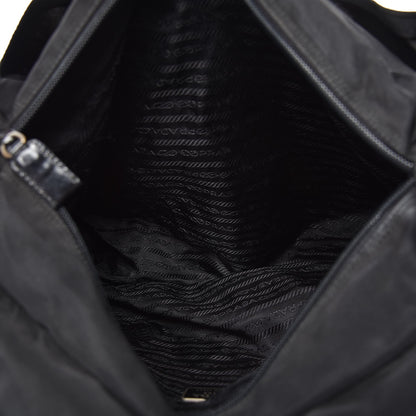 Prada Tessuto Nylon Messenger Bag Black 5 of 8