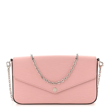 Louis Vuitton Epi Pochette Felicie Rose Ballerine 1 of 10