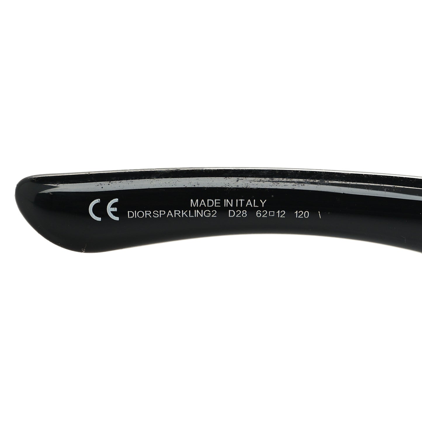 Sparkling 2 Strass Sunglasses Black