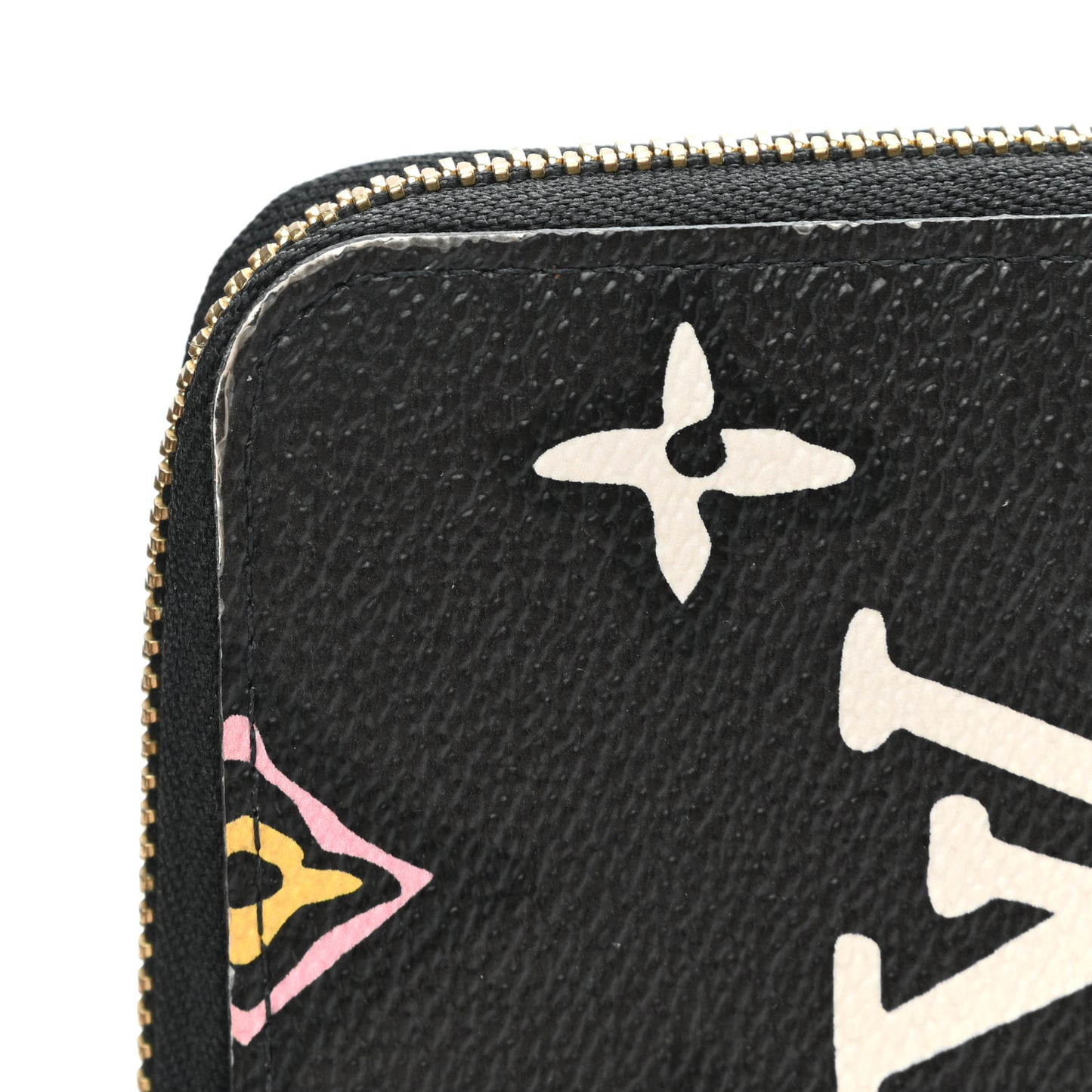 Monogram Giant Wild At Heart Zippy Wallet Black
