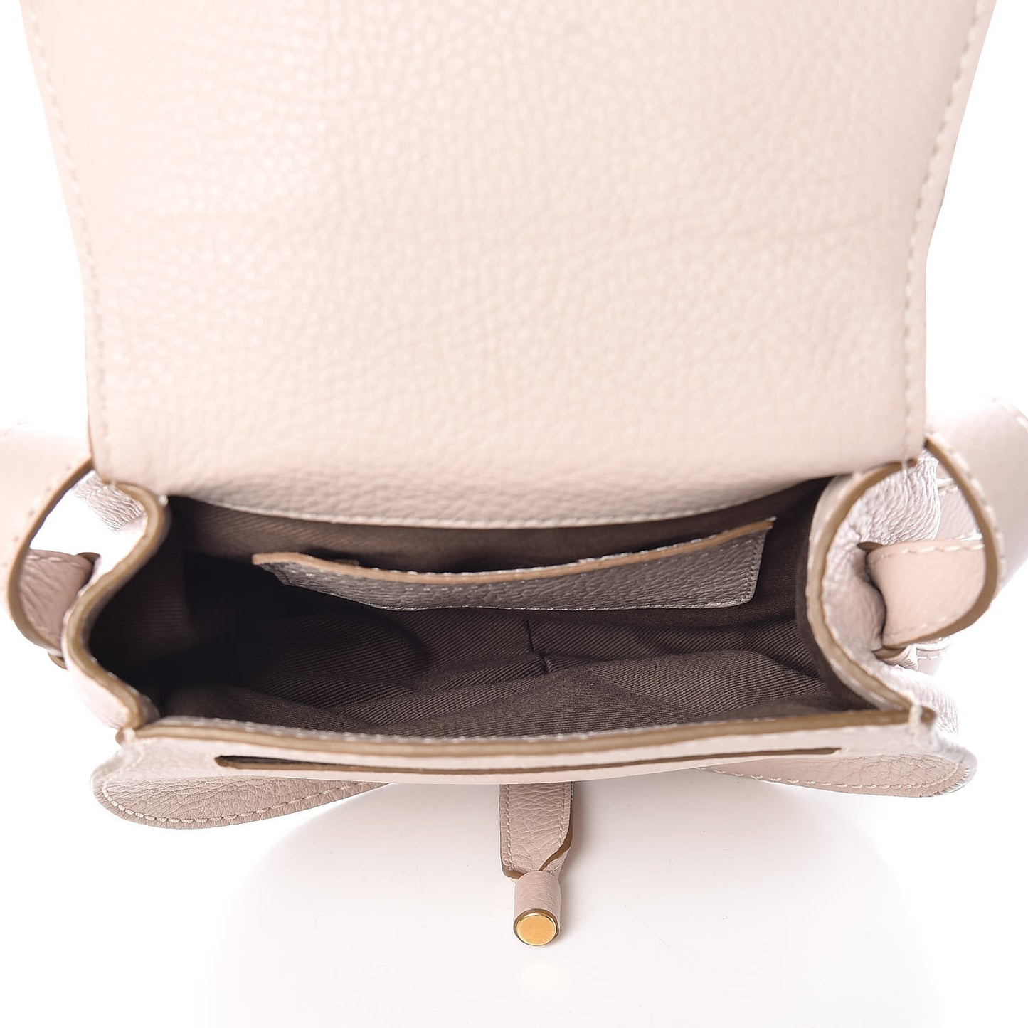 Calfskin Mini Marcie Round Crossbody Bag Abstract White