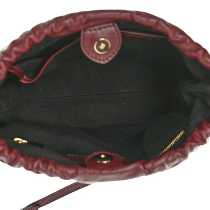 Burberry Calfskin House Check Little Crush Deep Claret 5 of 9