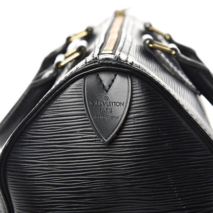 Louis Vuitton Epi Speedy 25 Black 6 of 21