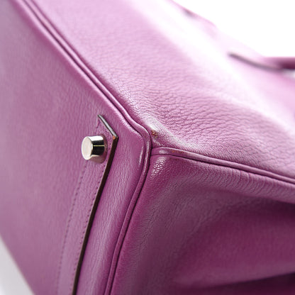 Hermes Chevre Mysore Birkin 25 Cyclamen 41 of 43