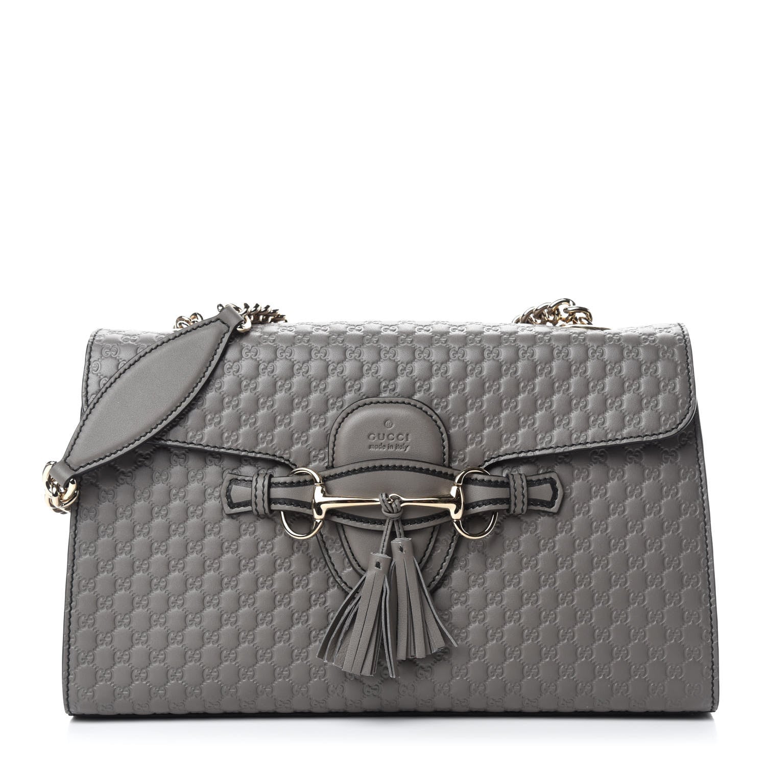 Gucci Soft Microguccissima Medium Emily Chain Shoulder Bag Loess 1 of 11