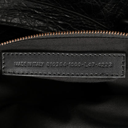 Balenciaga Arena Lambskin Brass Hardware Le City Travel Bag Black 7 of 10