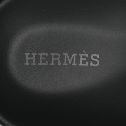 Hermes Suede Calfskin Go Mules 39 Black 6 of 12