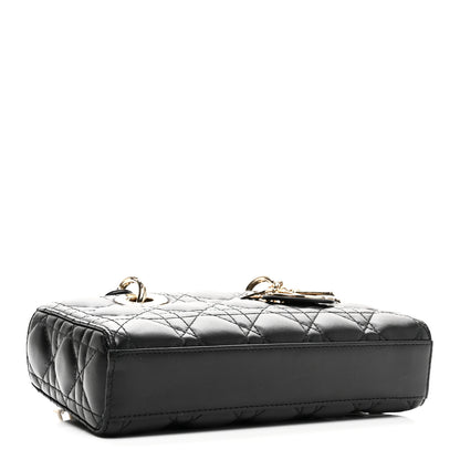 Christian Dior Lambskin Cannage Small Lady D-Joy Black 4 of 9