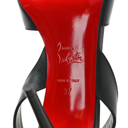 Christian Louboutin Calfskin Mariza 85 Sandals 37 Black 7 of 9