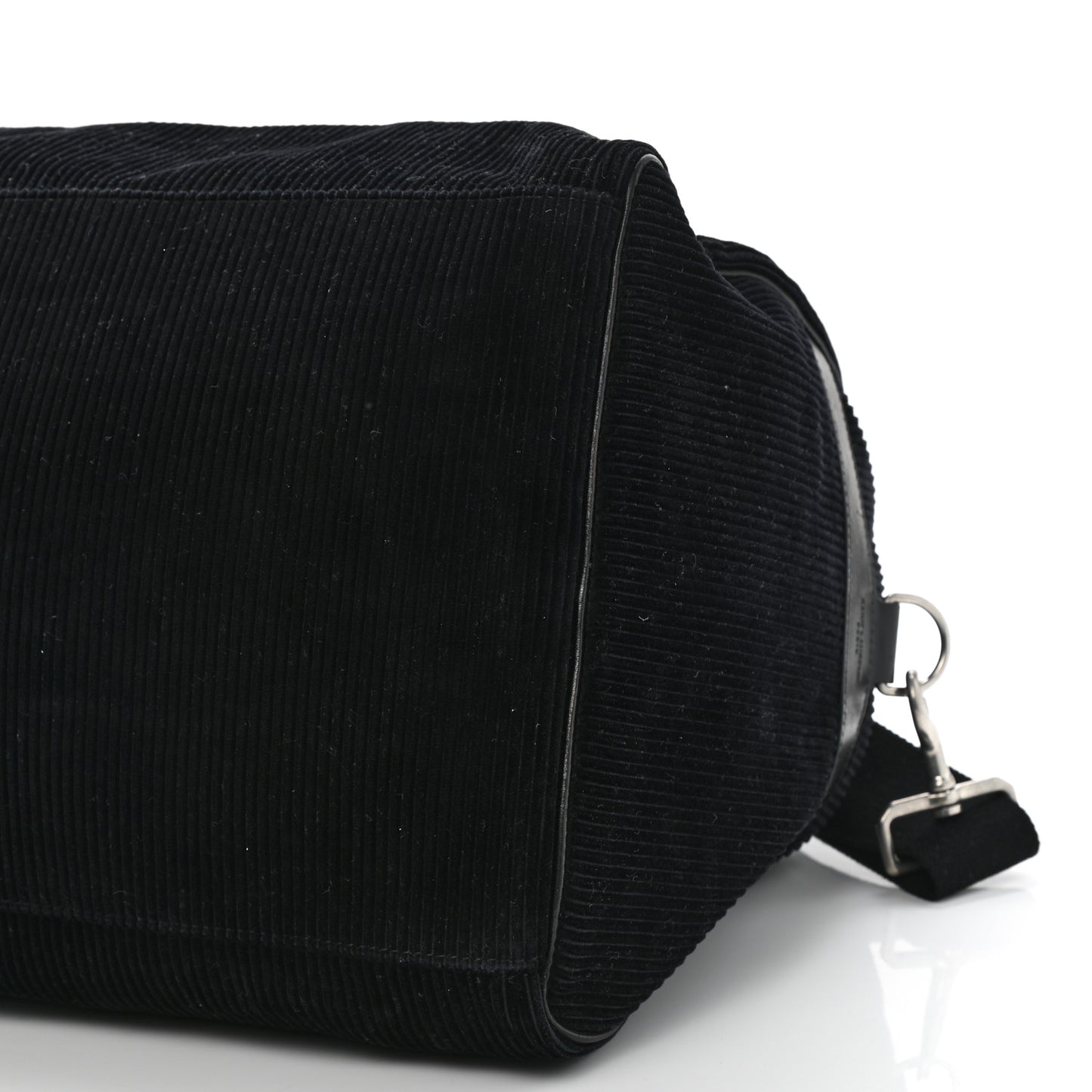 Corduroy Andy Duffle Bag Black