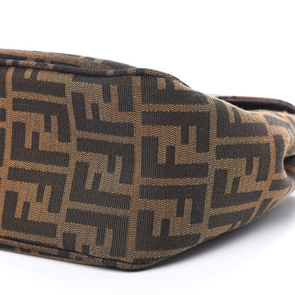 Fendi Zucca Vitello Artic Small Messenger Bag Tobacco Castagna 8 of 8