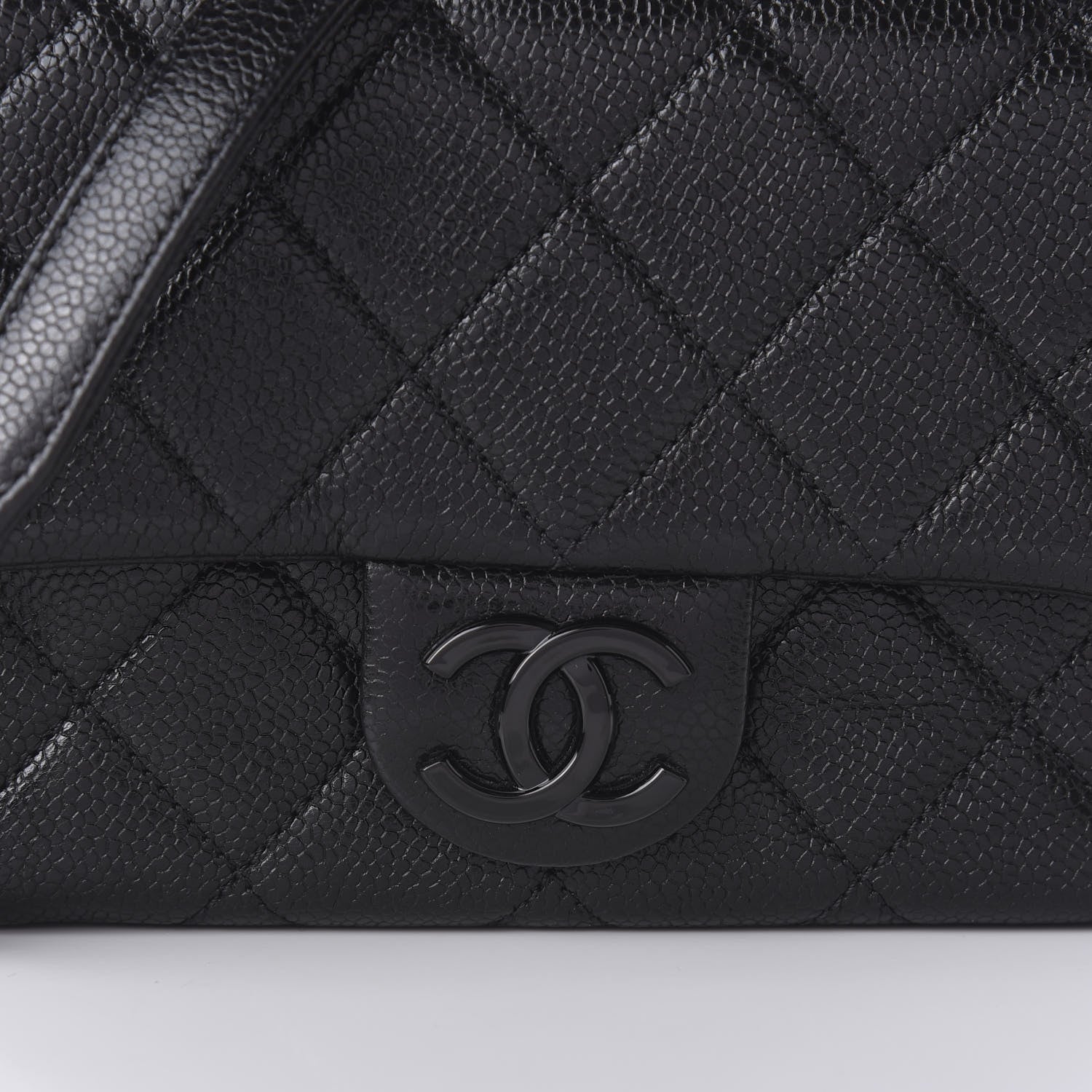 Chanel Caviar Quilted Incognito Mini Square Flap Black 10 of 11