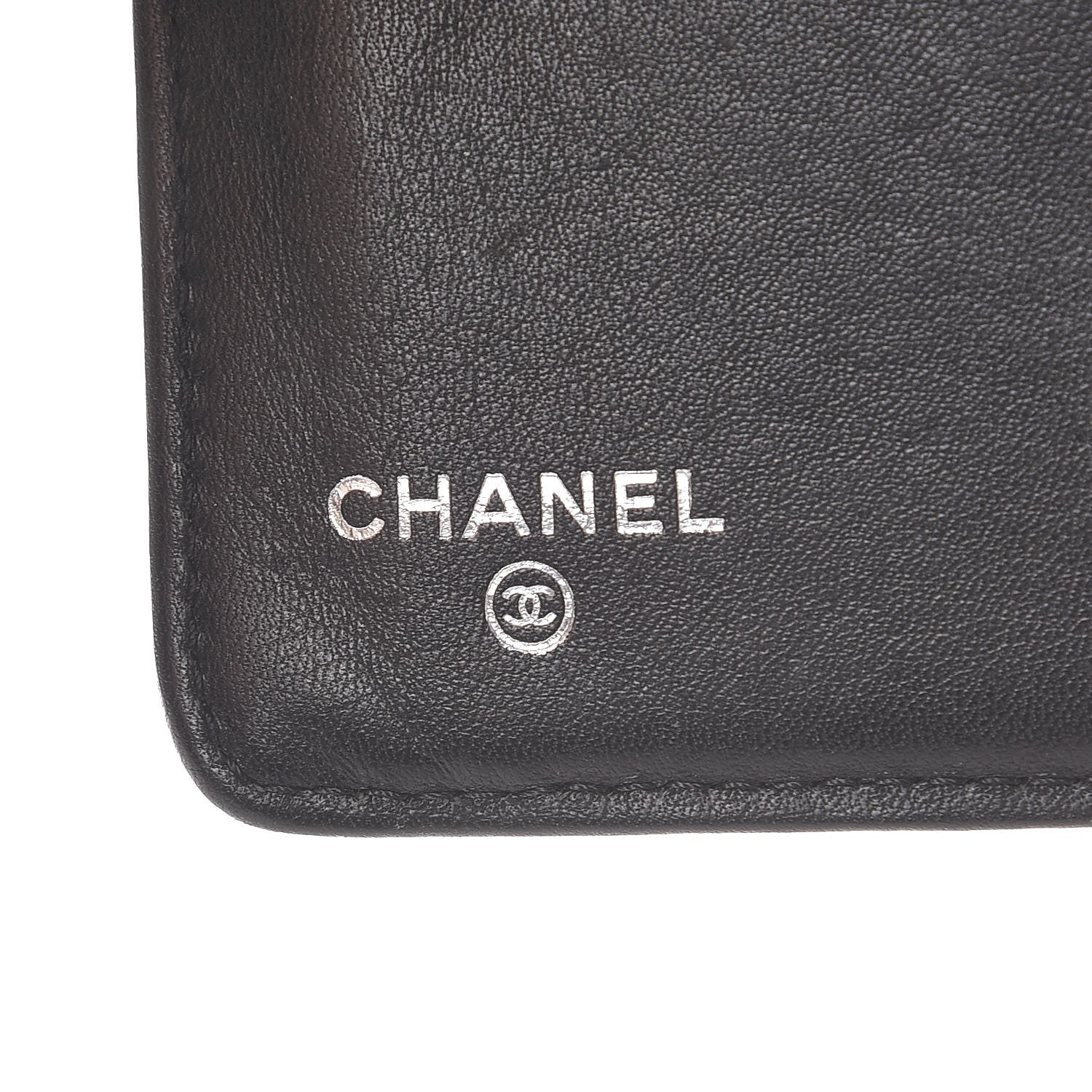 Chanel Patent Quilted Brilliant Zipped Pocket Wallet Black 6 of 9