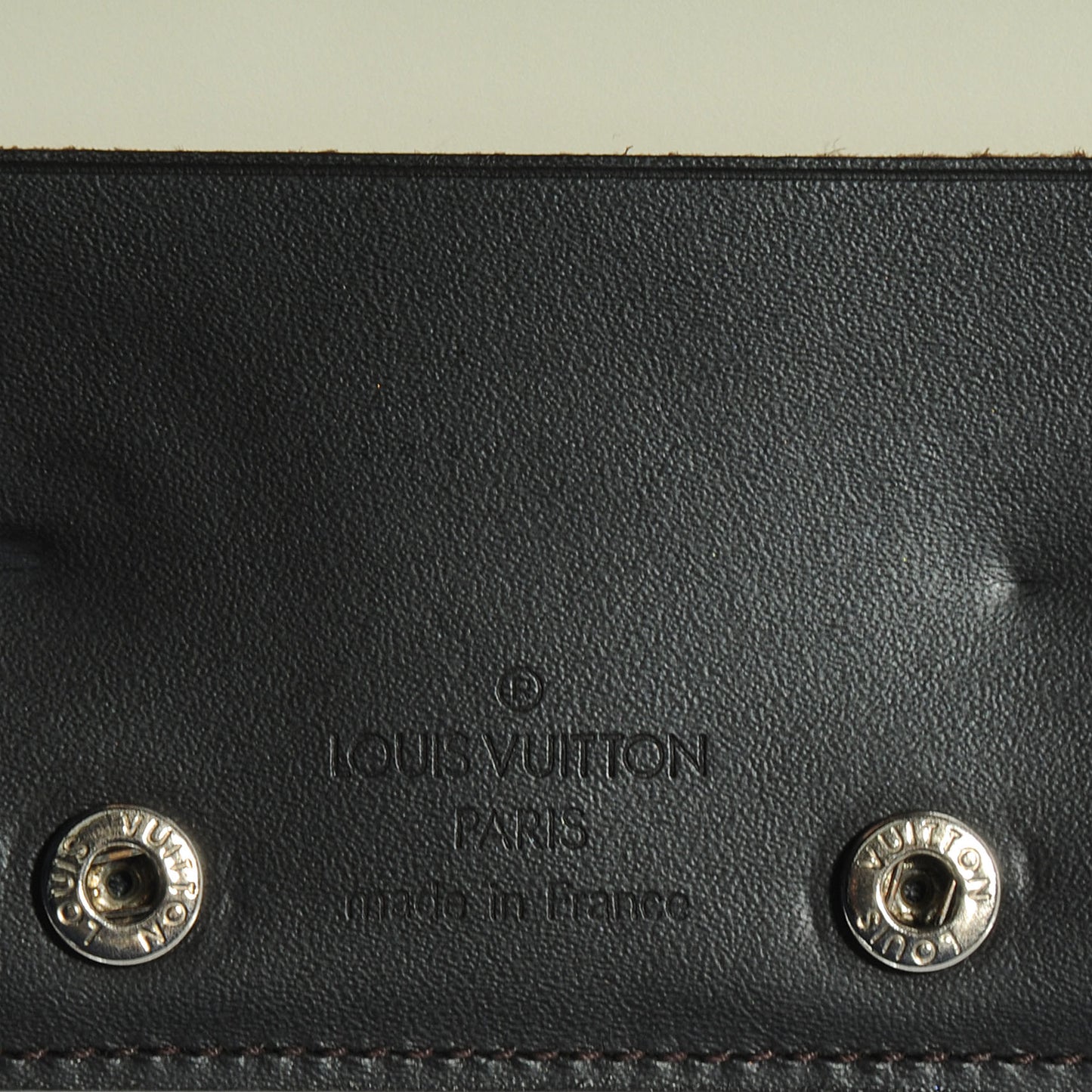 Monogram Glace Compact Wallet Cafe Brown