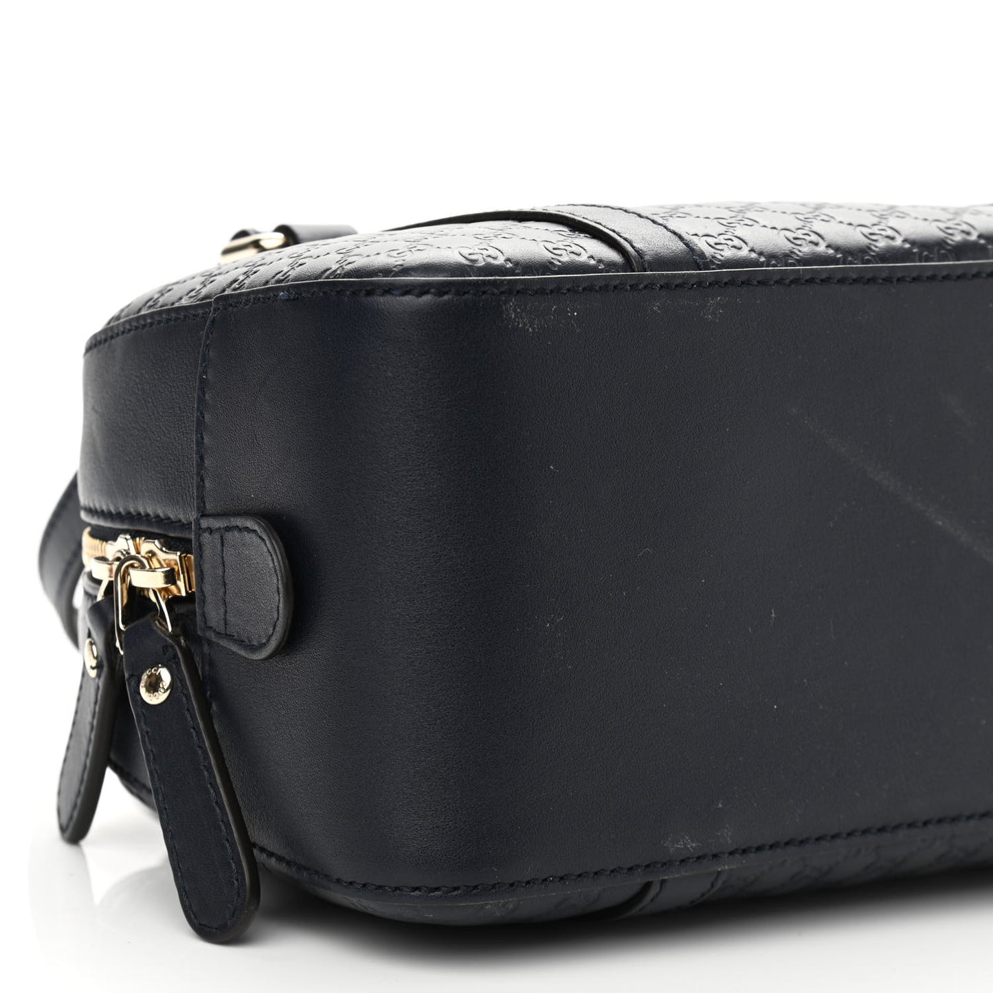 Soft Microguccissima Small Crossbody Bag Blue