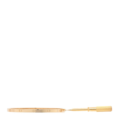 Cartier 18K Yellow Gold Small LOVE Bracelet 18 4 of 7