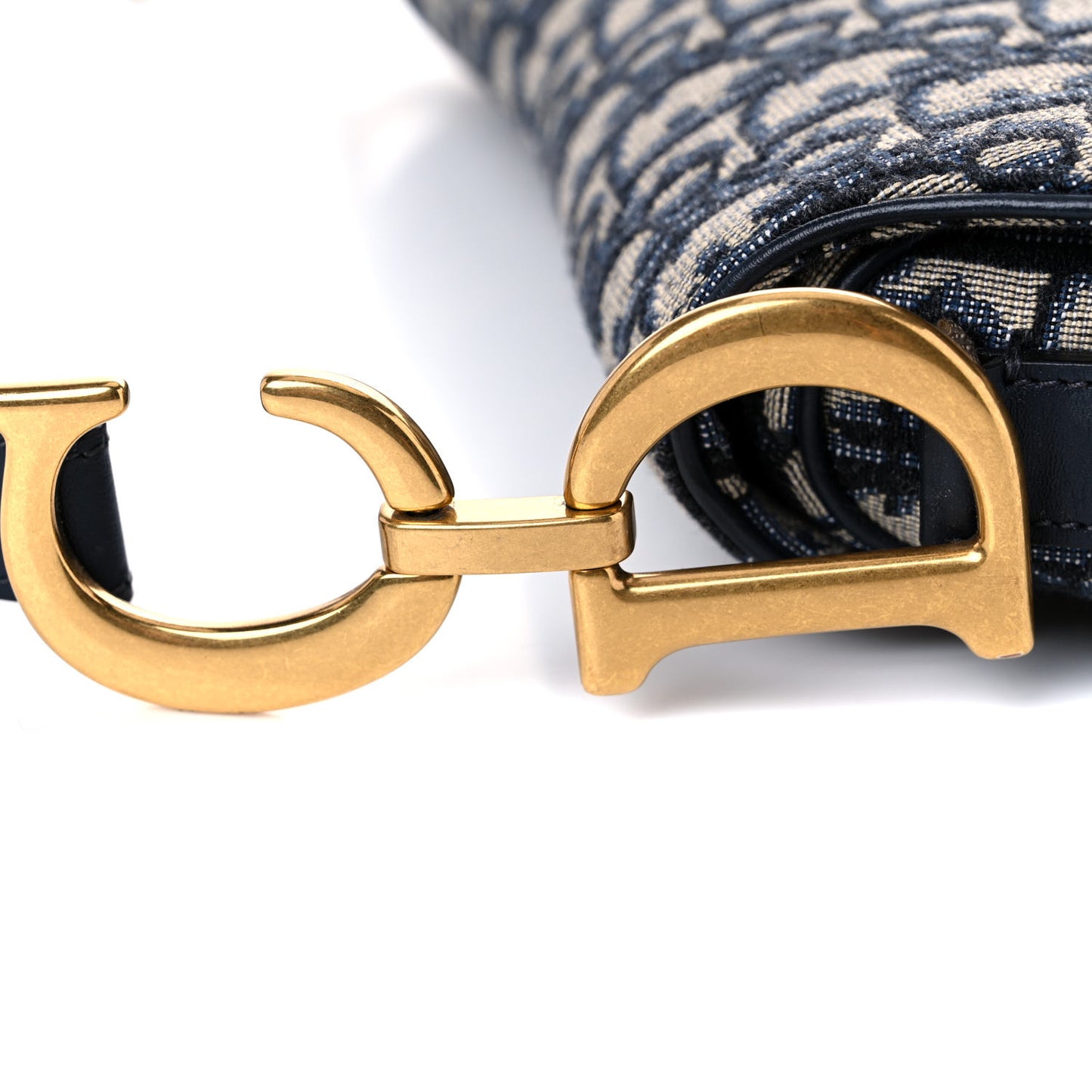 Oblique Saddle Bag Blue