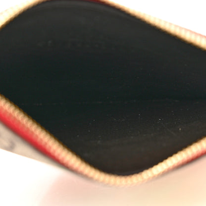 Gucci GG Supreme Monogram Tian Key Case Beige Multicolor Red 5 of 6