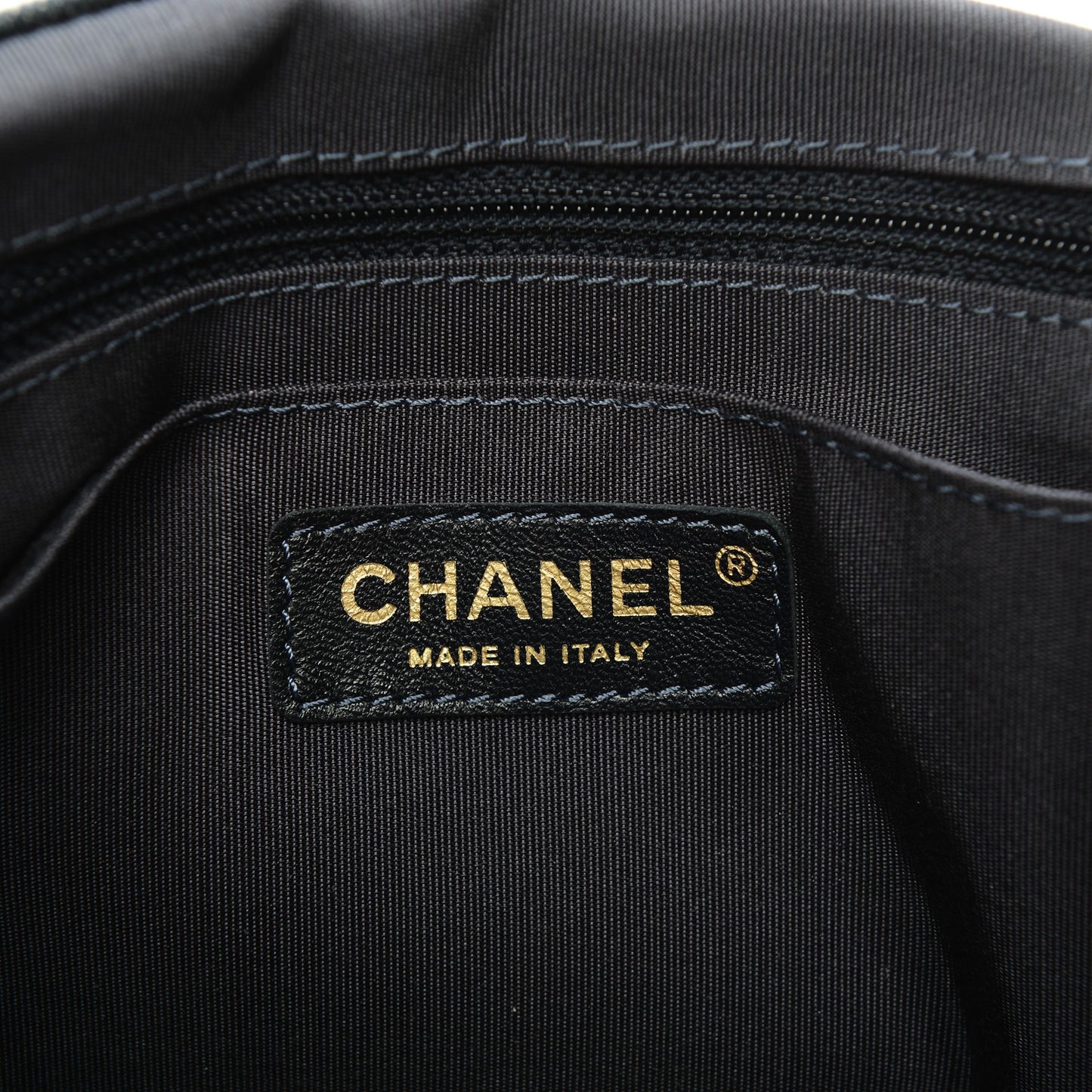 Washed Denim Quilted Large Urban Spirit Backpack Dark Blue