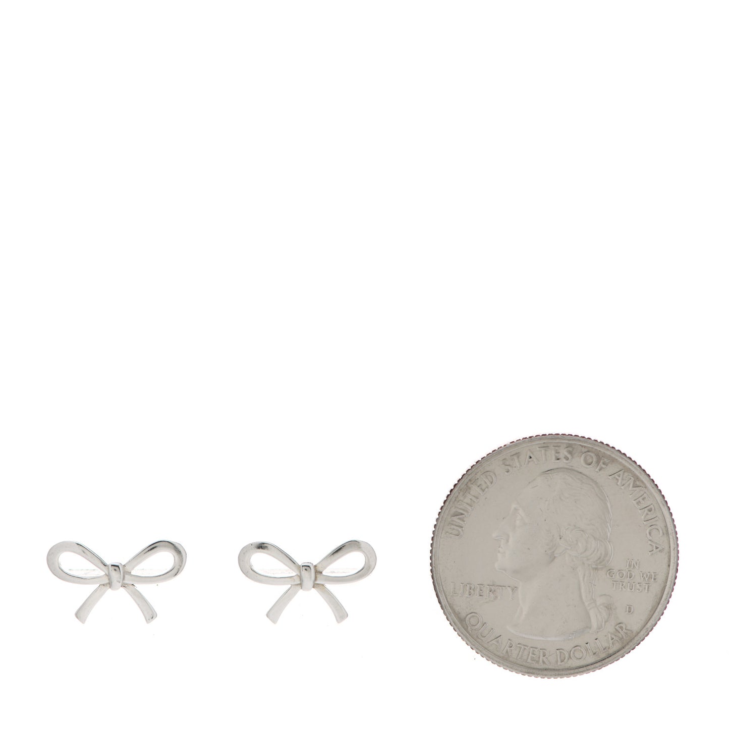 Sterling Silver Bow Earrings