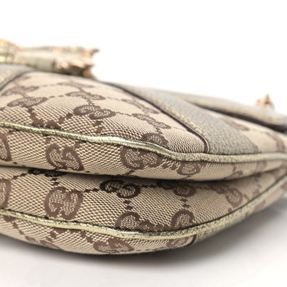 Gucci Monogram Tom Ford Jeweled Dragon Bag Gold 9 of 11