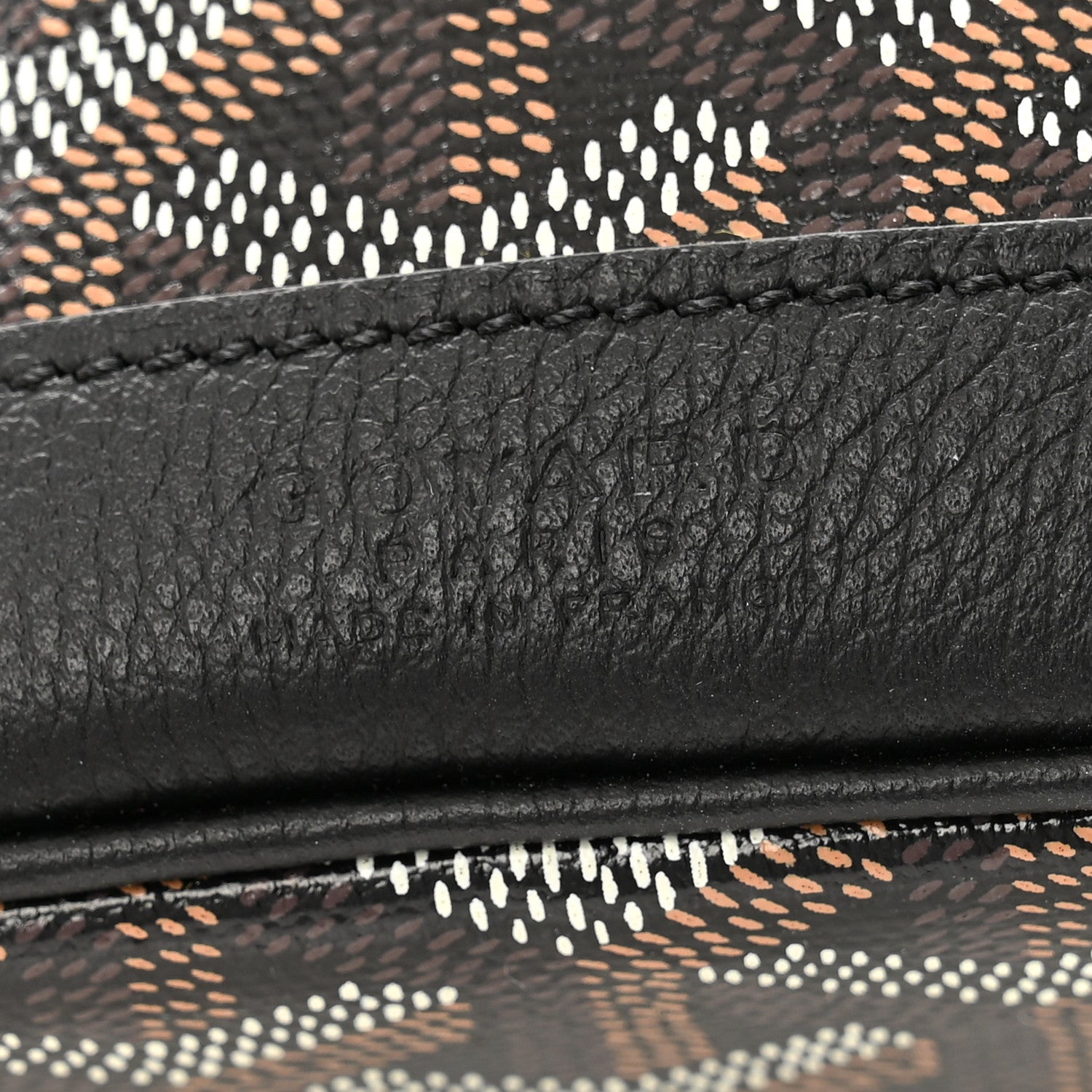 Goyard Goyardine Petit Flot Mini Bucket Bag Black 6 of 9