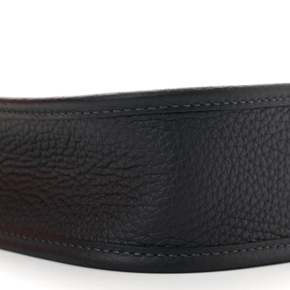 Hermes Taurillon Maurice Zigzag Evelyne TPM Black Bleu Zellige Indigo 9 of 11