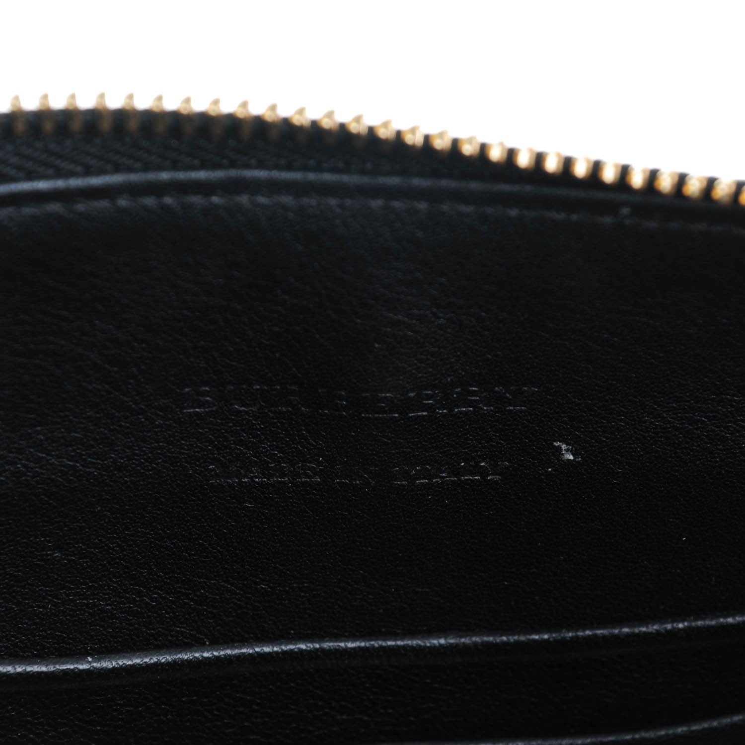 Burberry Horseferry Check Peyton Crossbody Clutch Bag Black 6 of 7