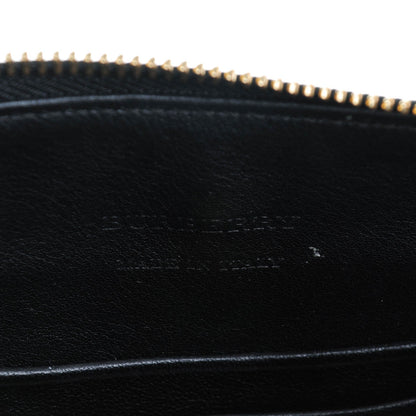 Burberry Horseferry Check Peyton Crossbody Clutch Bag Black 6 of 7
