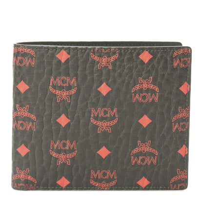 MCM Visetos Bi-Fold Wallet Dark Green 1 of 5