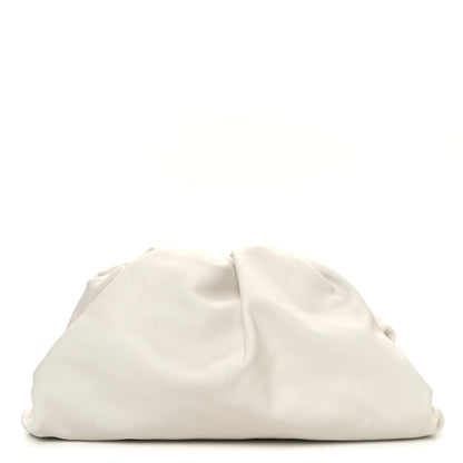 Bottega Veneta Smooth Butter Calf The Pouch Oversized Clutch Chalk 1 of 8