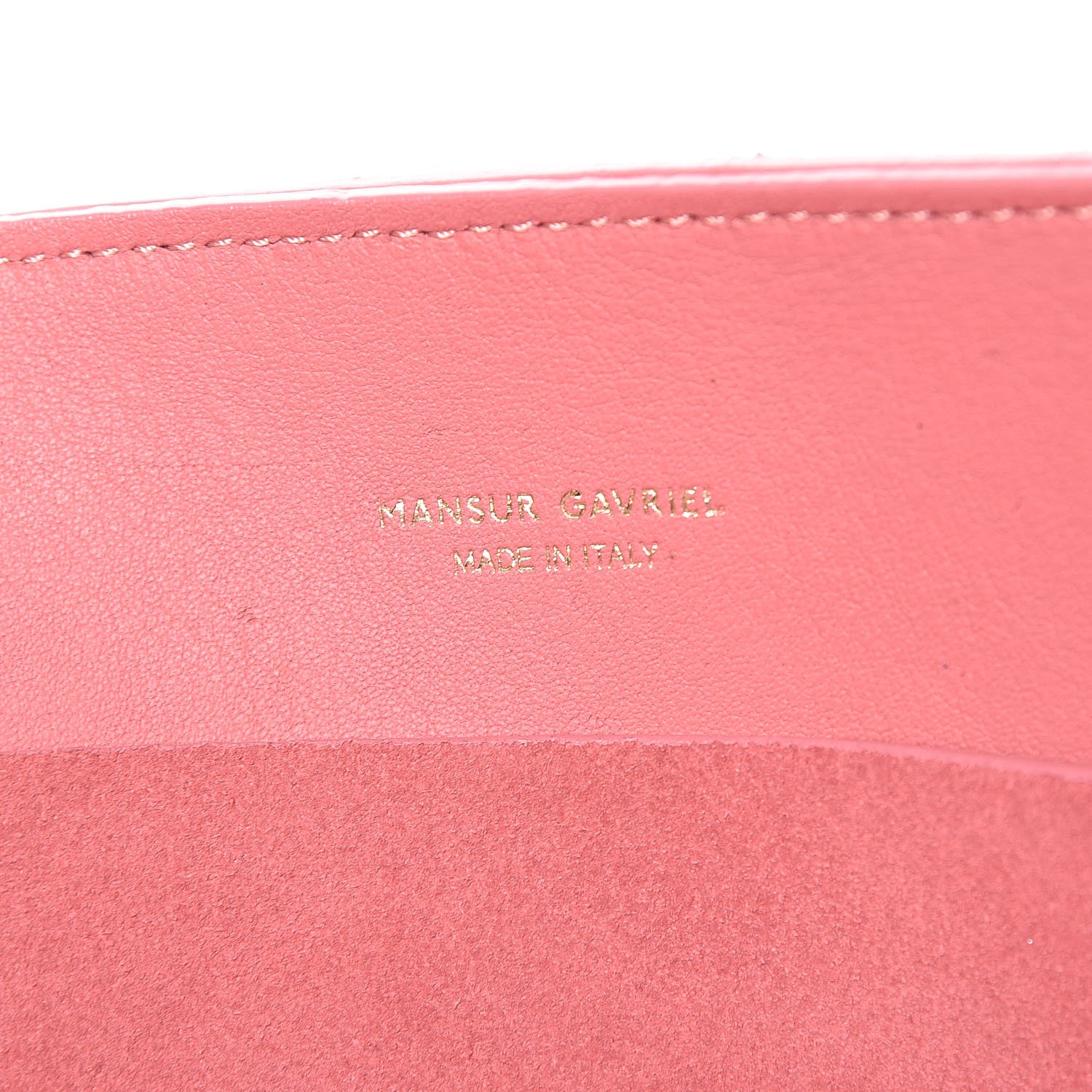 Mansur Gavriel Suede Large Sun Bag Blush 6 of 8